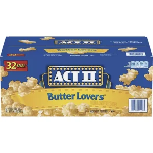 ACT II Butter Lovers Microwave Popcorn, 2.75 oz., 32 pk.