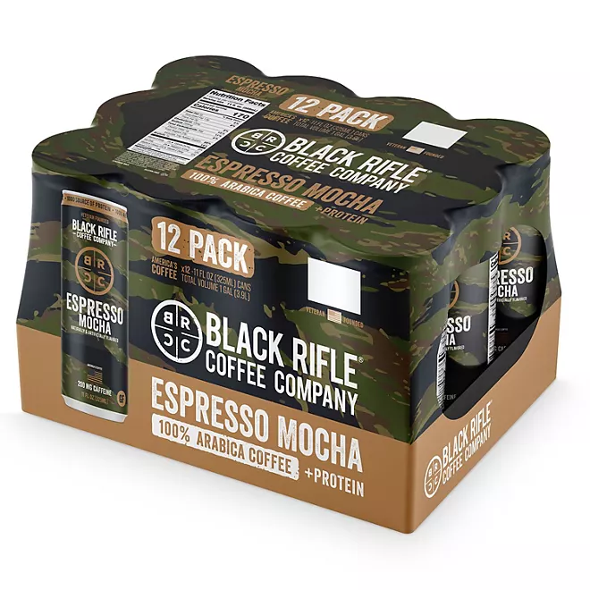 Black Rifle Coffee Company Espresso Mocha, 11 fl. oz., 12 pk.