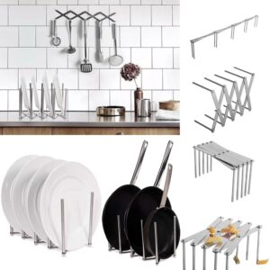 Kitchen Utensil Organizer Stainless Steel Storage Rack