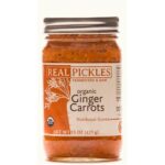 Real Pickles Organic Fermented Ginger Carrots Kraut 15 Oz